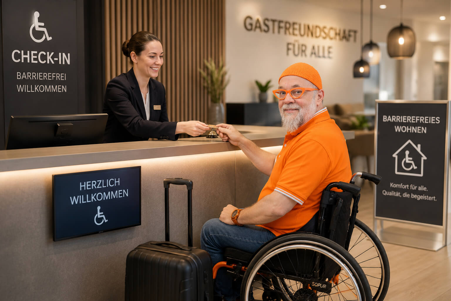 Barrierefreiheit als Erfolgsfaktor, Dieses Bild wurde mit Unterstützung von KI erstellt. Barrierefreiheit als Erfolgsfaktor, Dieses Bild wurde mit Unterstützung von KI erstellt.